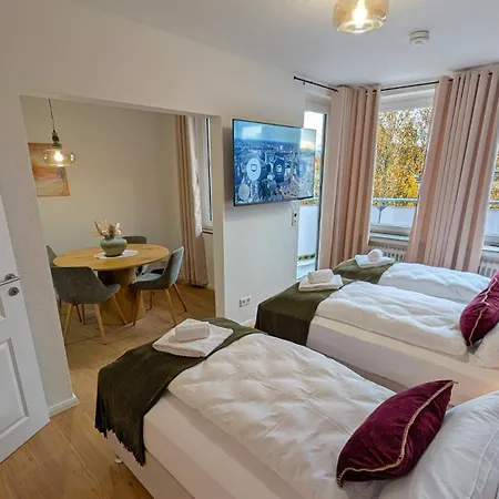 Apartman Westersuites - Purple - 1br Zentral Balkon Wlan 3 Betten Waschtrockner *
