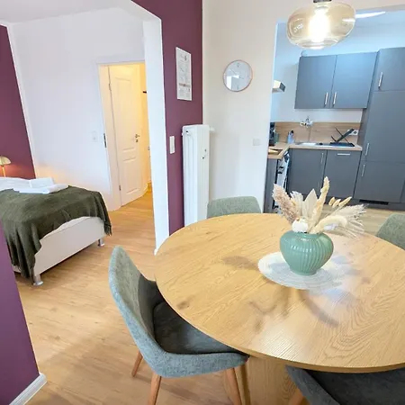 Apartment Westersuites - Purple - 1br Zentral Balkon Wlan 3 Betten Waschtrockner Bremen